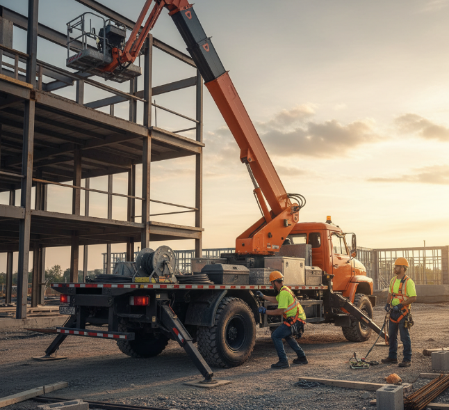How Does a Truck Mounted Aerial Work Platform Work?