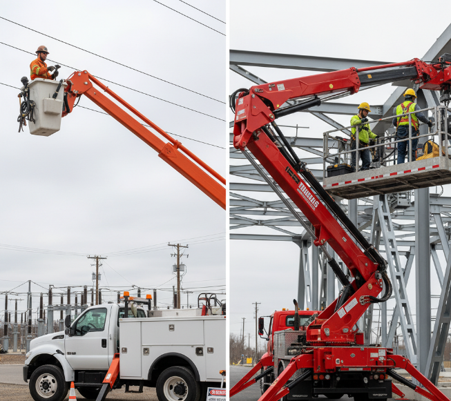 Truck Mounted Aerial Work Platform vs Bucket Truck