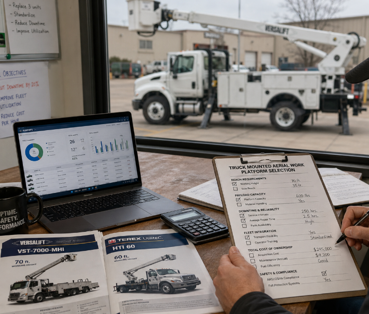 How to Choose the Right Truck Mounted Aerial Work Platform