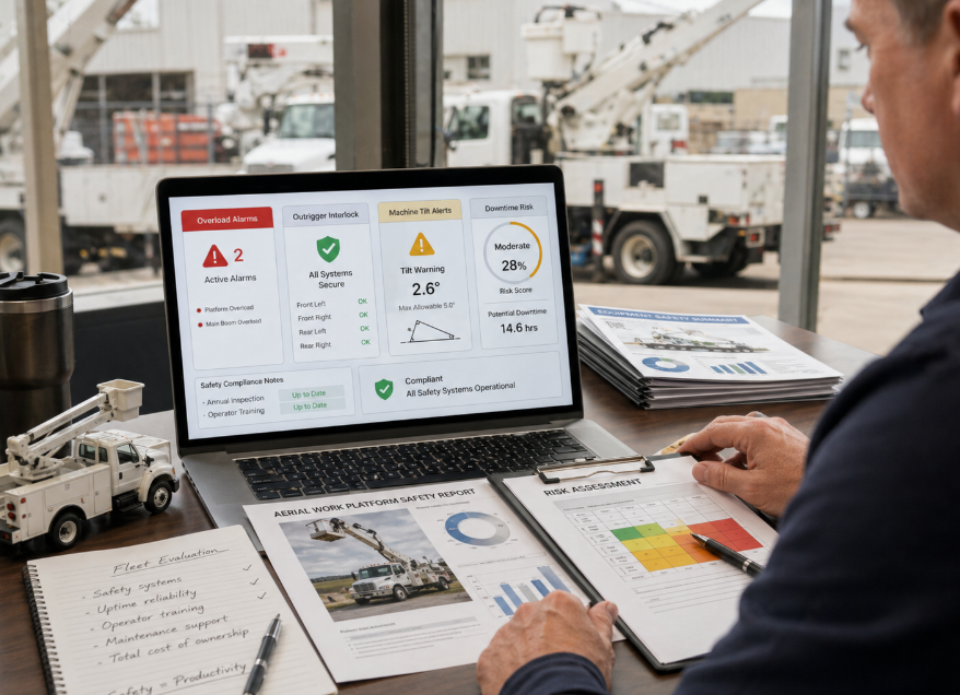 Common Safety Features of Truck Mounted Aerial Work Platforms