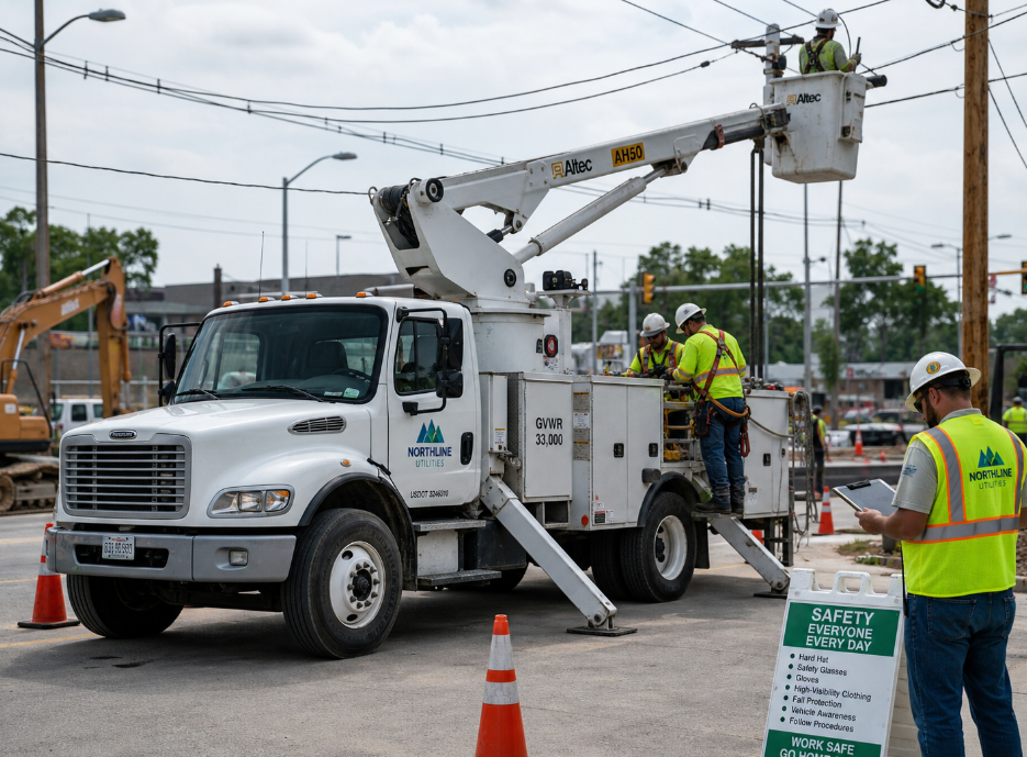 What is an aerial platform truck?