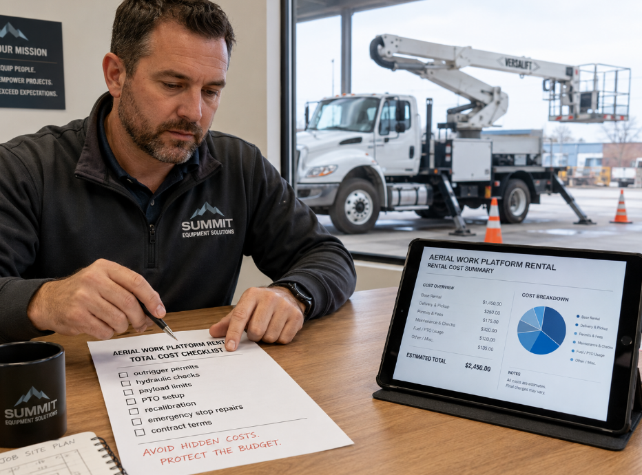 Hidden Costs of Renting an Aerial Work Platform Truck Exposed
