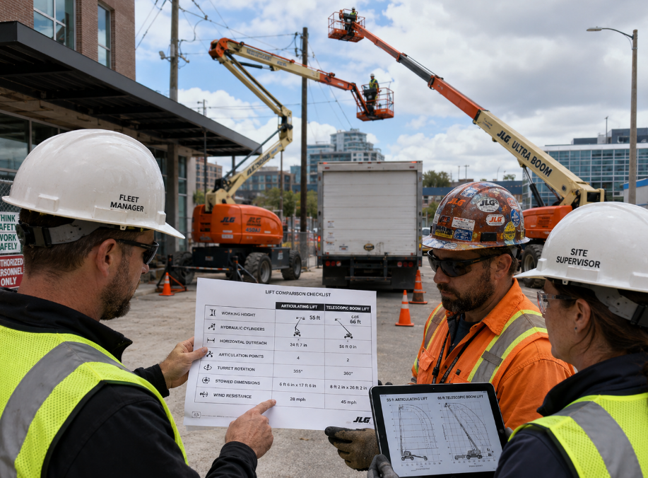 Articulating vs. Telescopic Boom Lifts: What Are The Differences